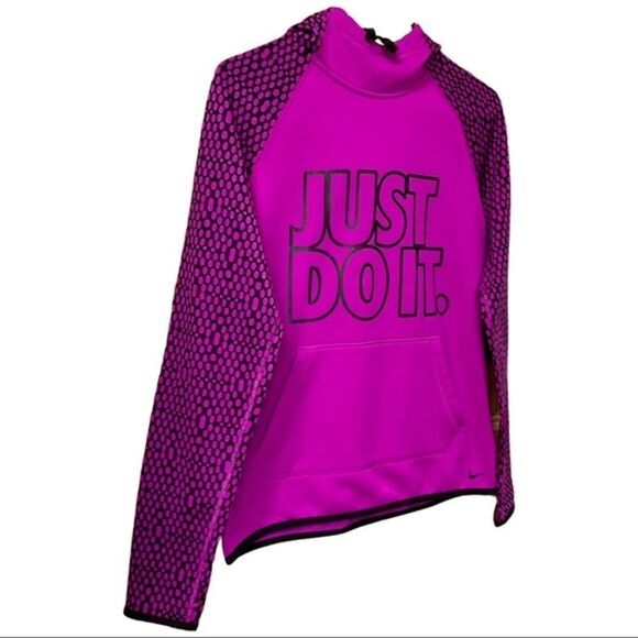  NIKE Women’s new warm Sweatshirt with JUST DO IT front logo & Therma- Fit. - Picture 3 of 12